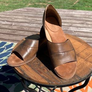 Diba True Open Toe Leather Shoe